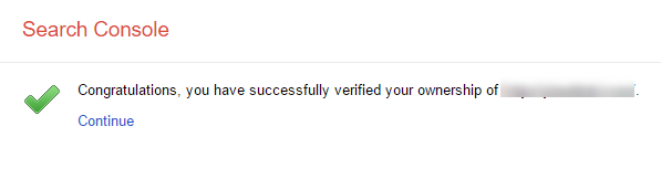 GSC successfully verified website gsc-successfully-verified-website
