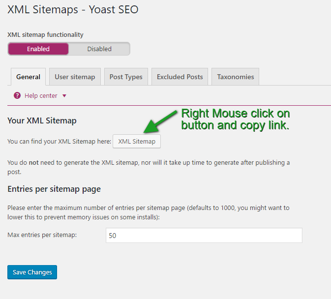 copy sitemap link from url copy-sitemap-link-from-url