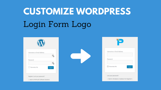 Customize WP login logo