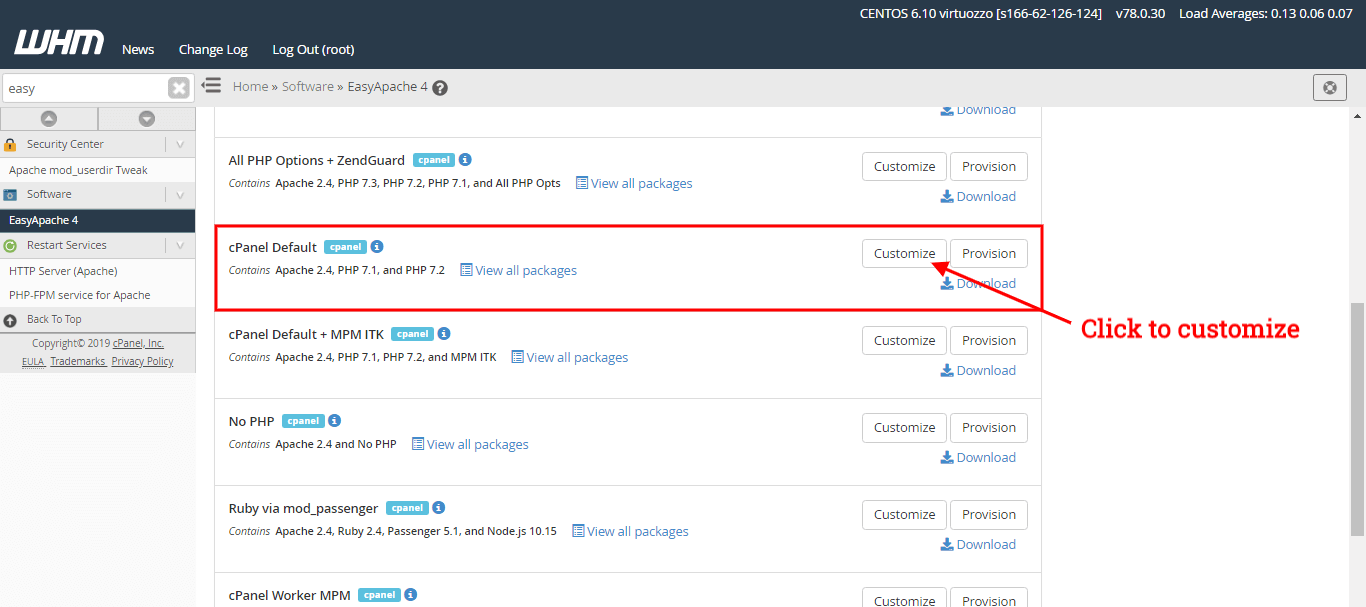 customize cpanel customize cpanel