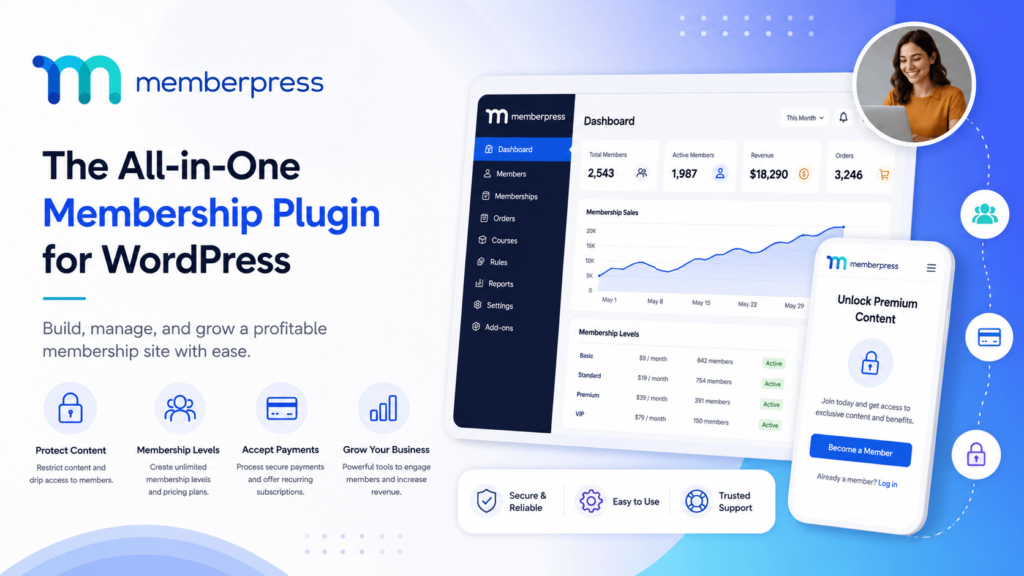 MemberPress MemberPress best wordpress membership plugin