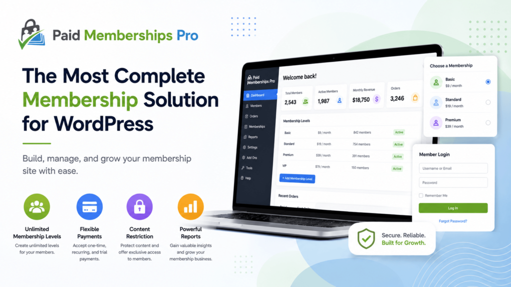 Paid membership pro Paid membership pro wordpress membership plugin
