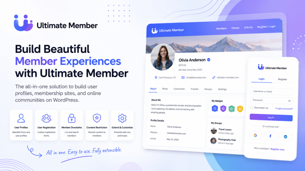 Ultimate Member Ultimate Member wordpress membership plugin