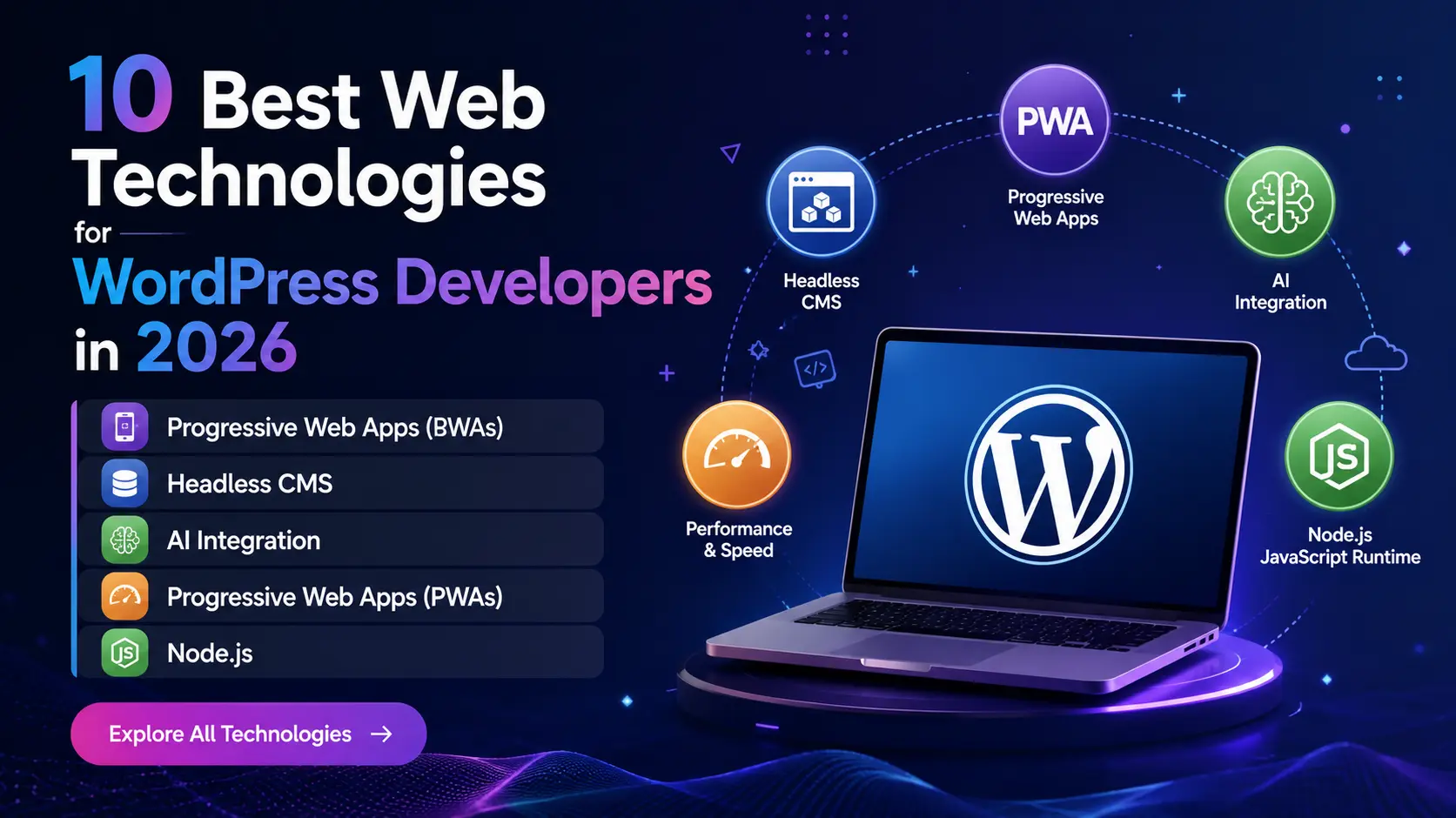 web technologies for wordpress developers