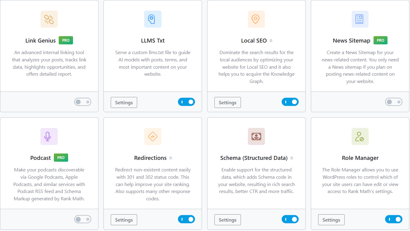 Modular Design modular design rank math seo features