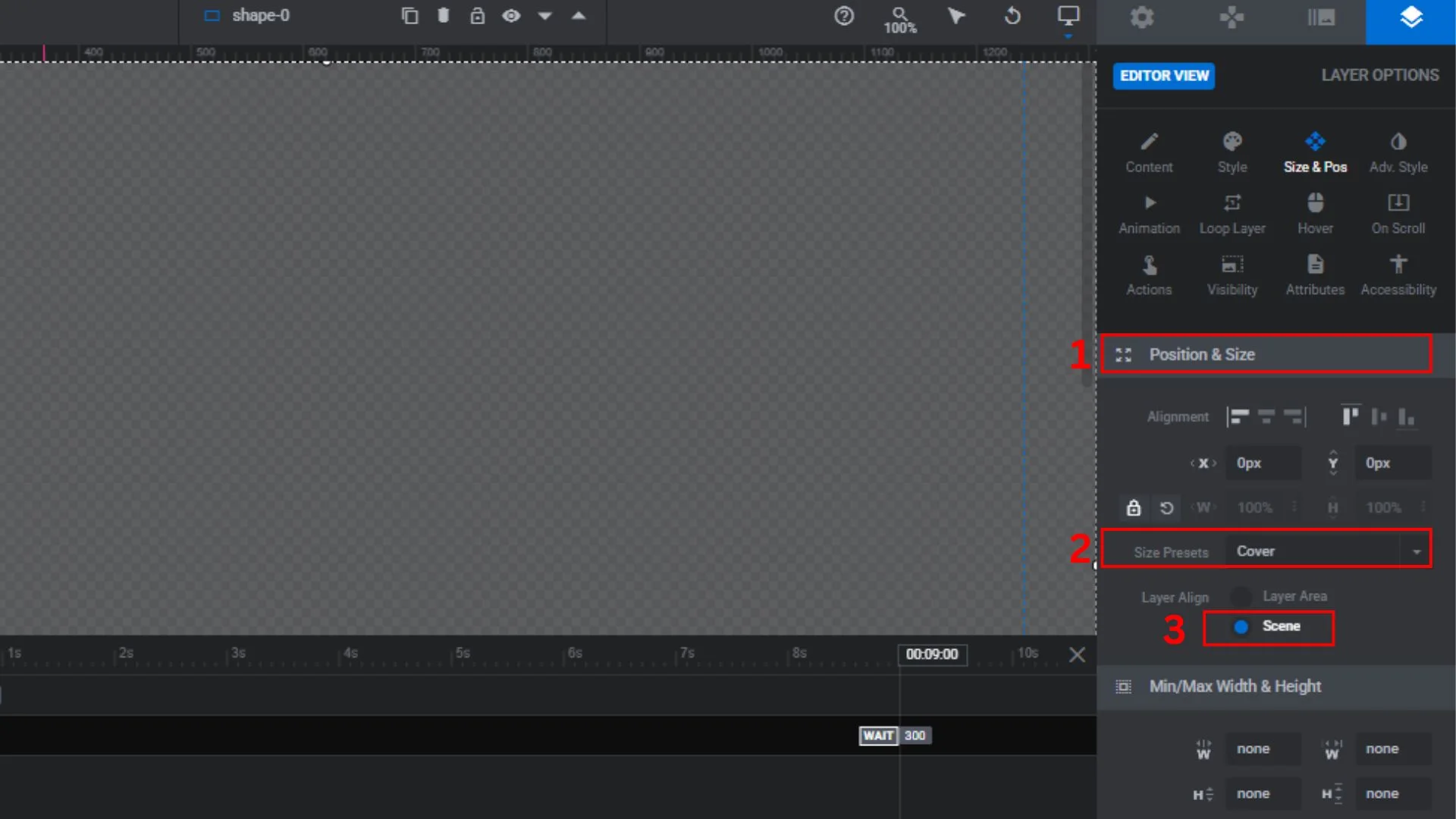 slider revolution step 4 module editor