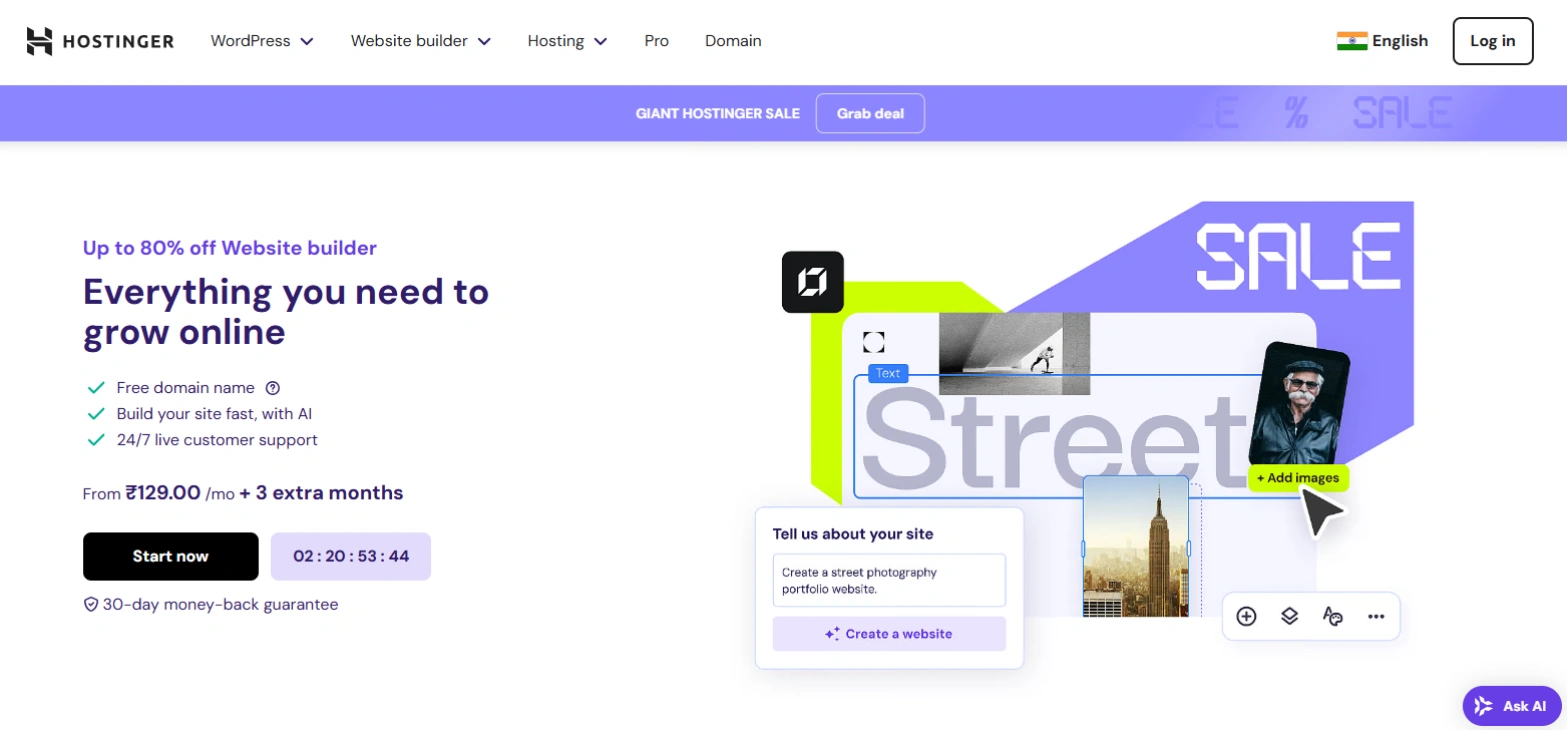 Hostinger Website Builder