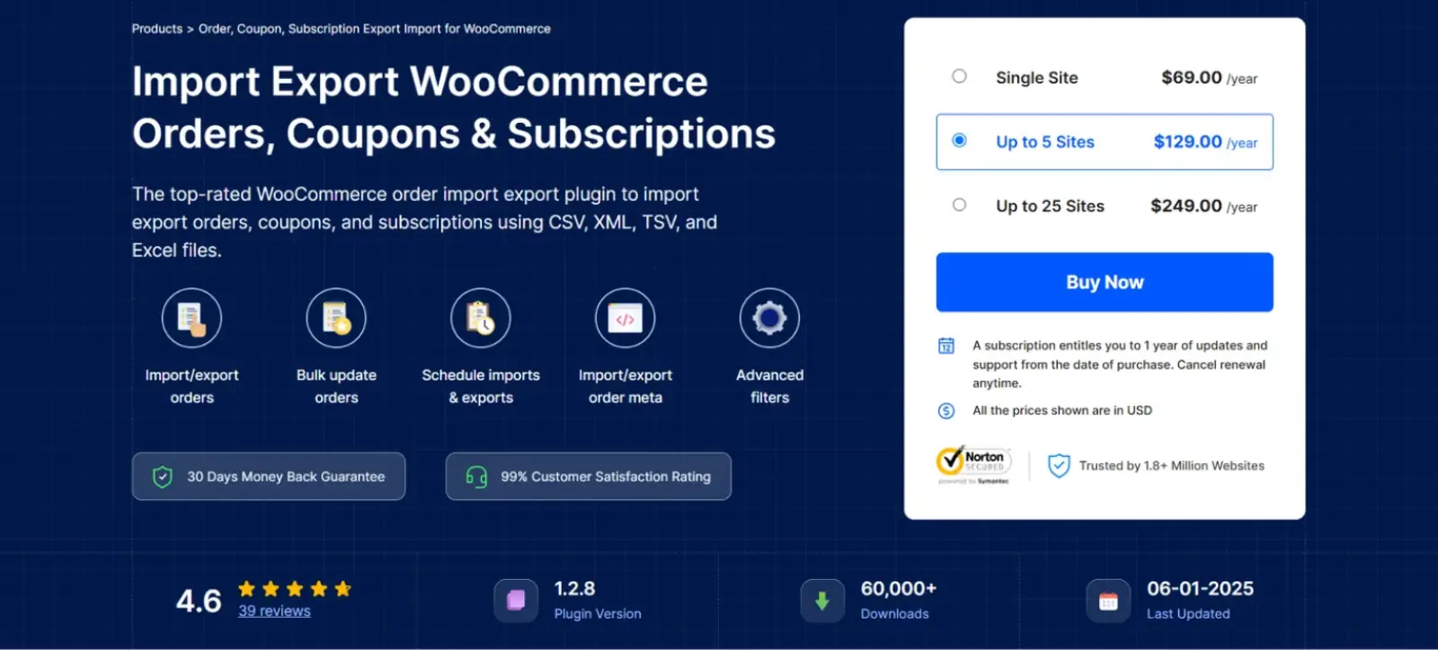 Import Export WooCommerce Orders Coupons Subscriptions WooCommerce Order, Coupon & Subscription Import Export