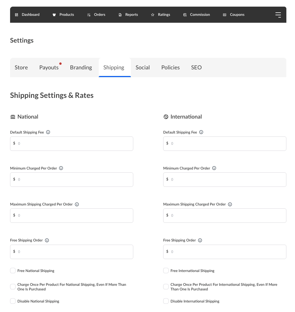 WC Vendor shipping WC Vendors Pro Advanced Shipping Management