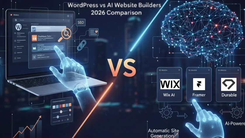 WordPress vs AI Website Builders-2026