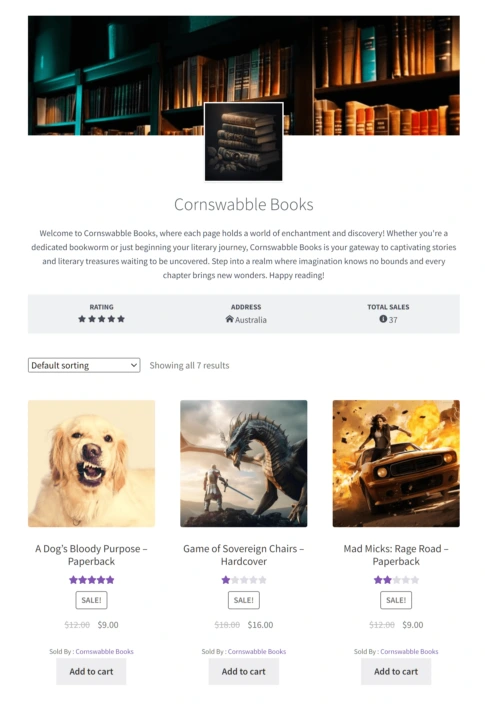 storefonttheme customize 1 WC Vendors Pro Marketplace Customization