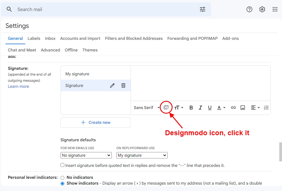 How to add HTML signature in Gmail