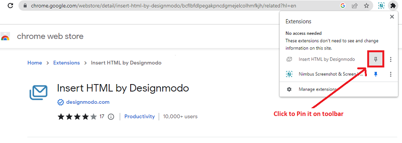 Designmodo extension for creating Gmail HTML signatures