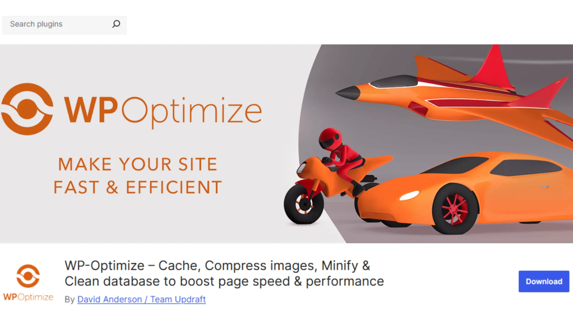 WP-Optimize Cache Plugin for WordPress