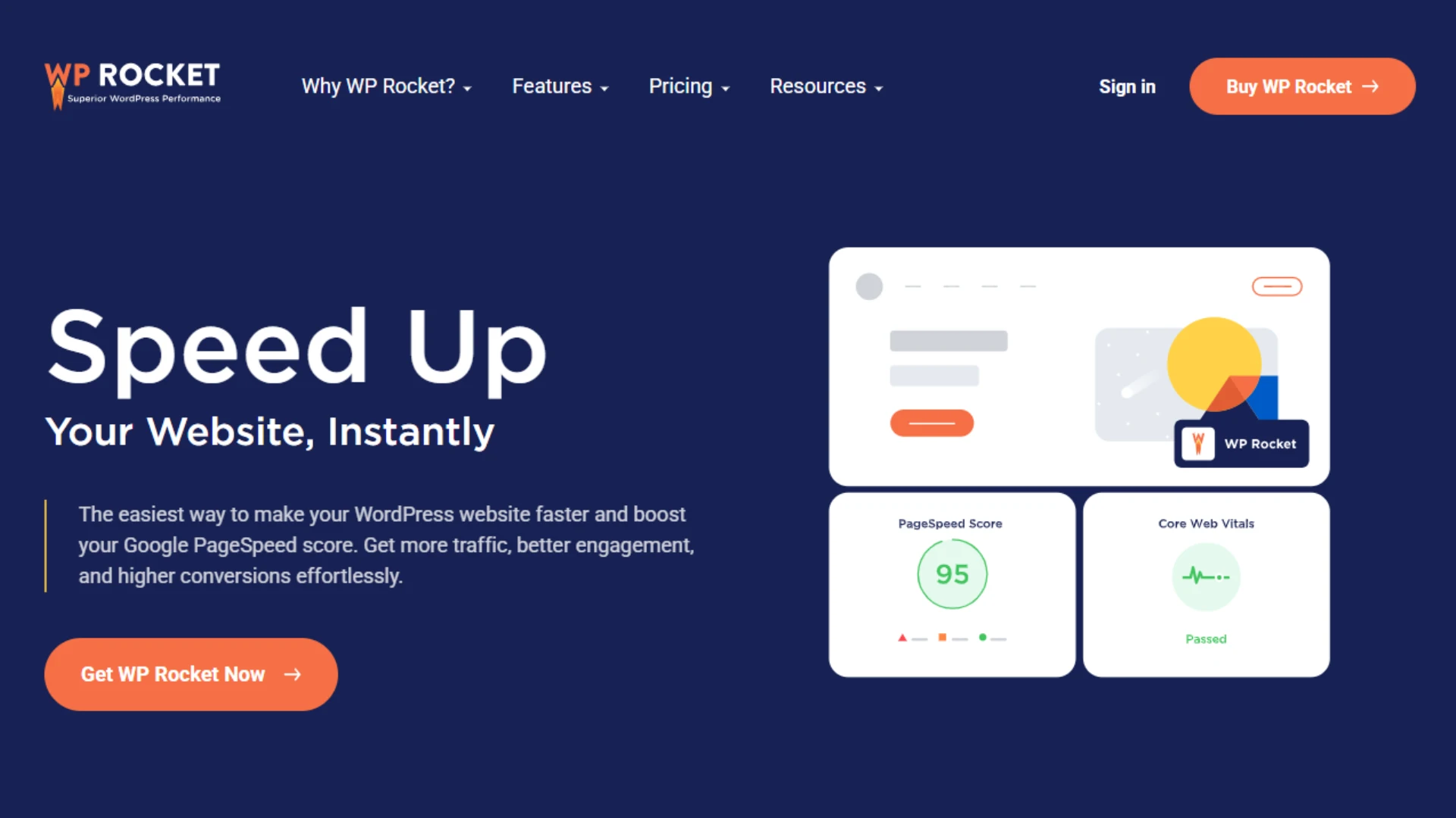 WP Rocket caching plugin for WordPress